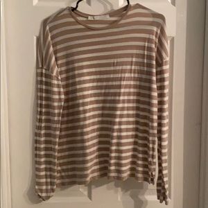 Striped long sleeve shirt